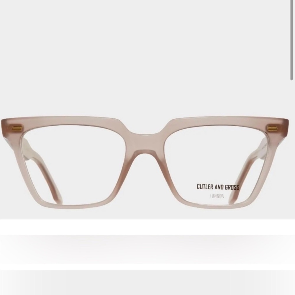 Pink Cat-Eye Glasses with Matte Finish - luxury brand